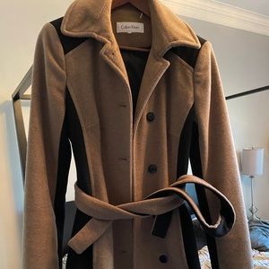 Calvin Klein soft wool coat
